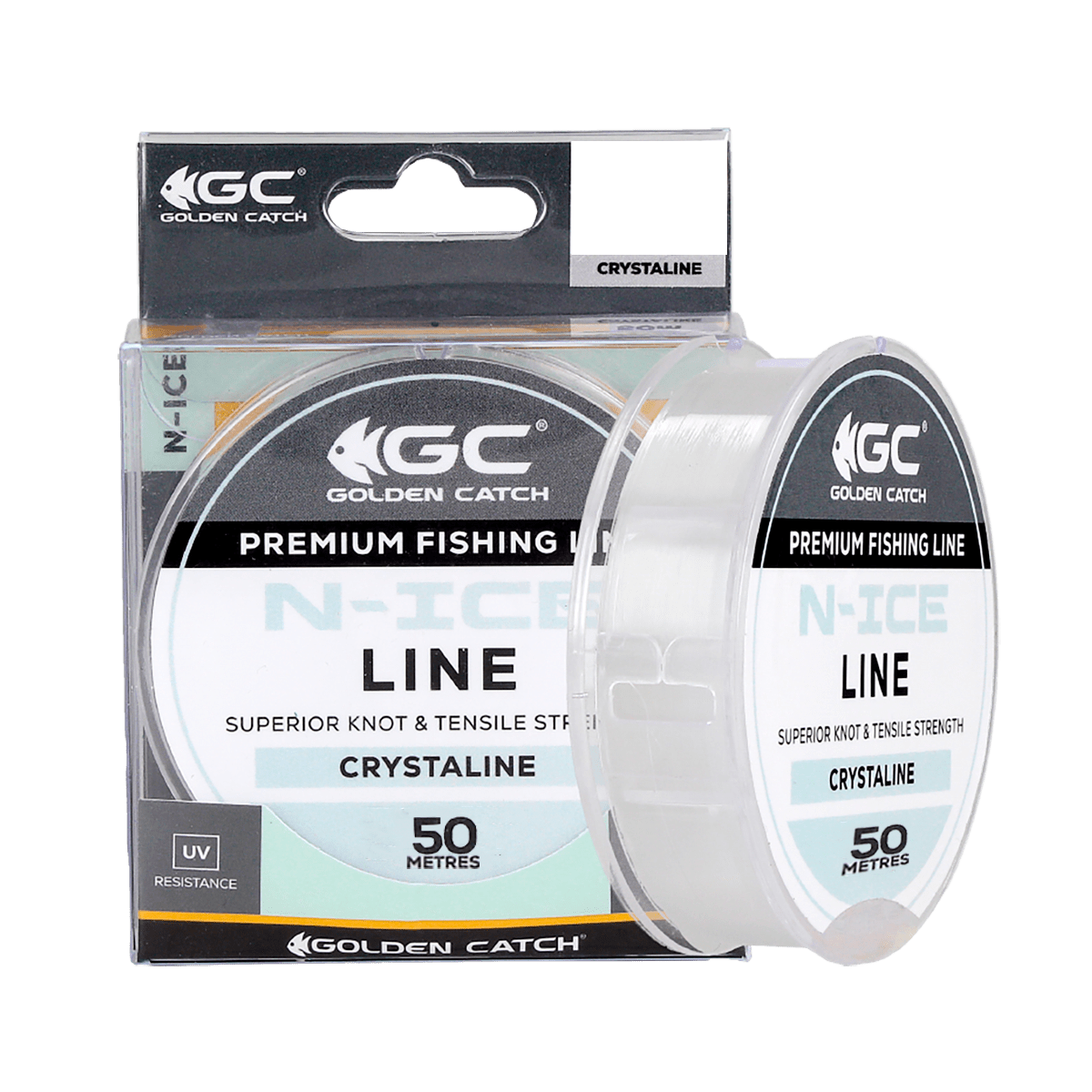 Golden Catch Nylon Line N-Ice 50m Crystaline 0.165mm