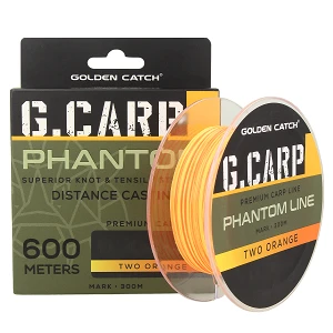 Волосінь GC G.Carp Phantom Line 600м Two Orange Neon 0.34мм