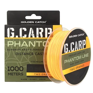 Волосінь GC G.Carp Phantom Line 1000м Two Orange Neon 0.26мм