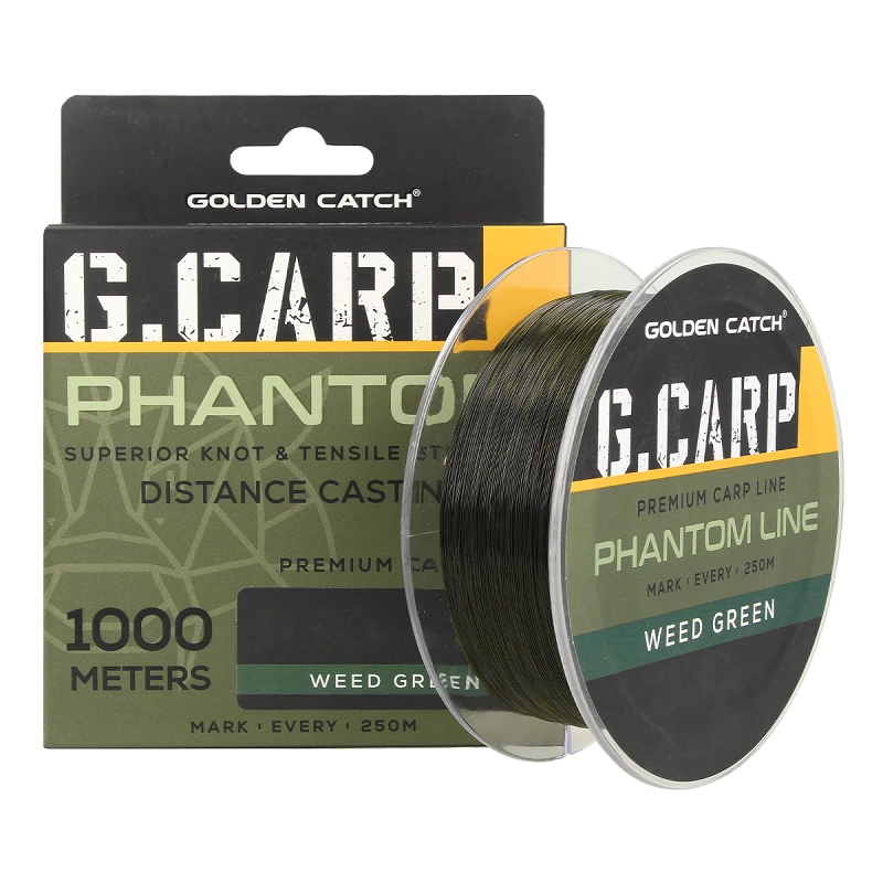 Волосінь GC G.Carp Phantom Line 1000м Weed Green 0.30мм