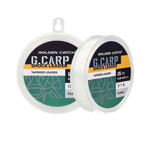 Шок-лідер конусний GC G.Carp Tapered Leader 5x15м 0.26-0.57мм