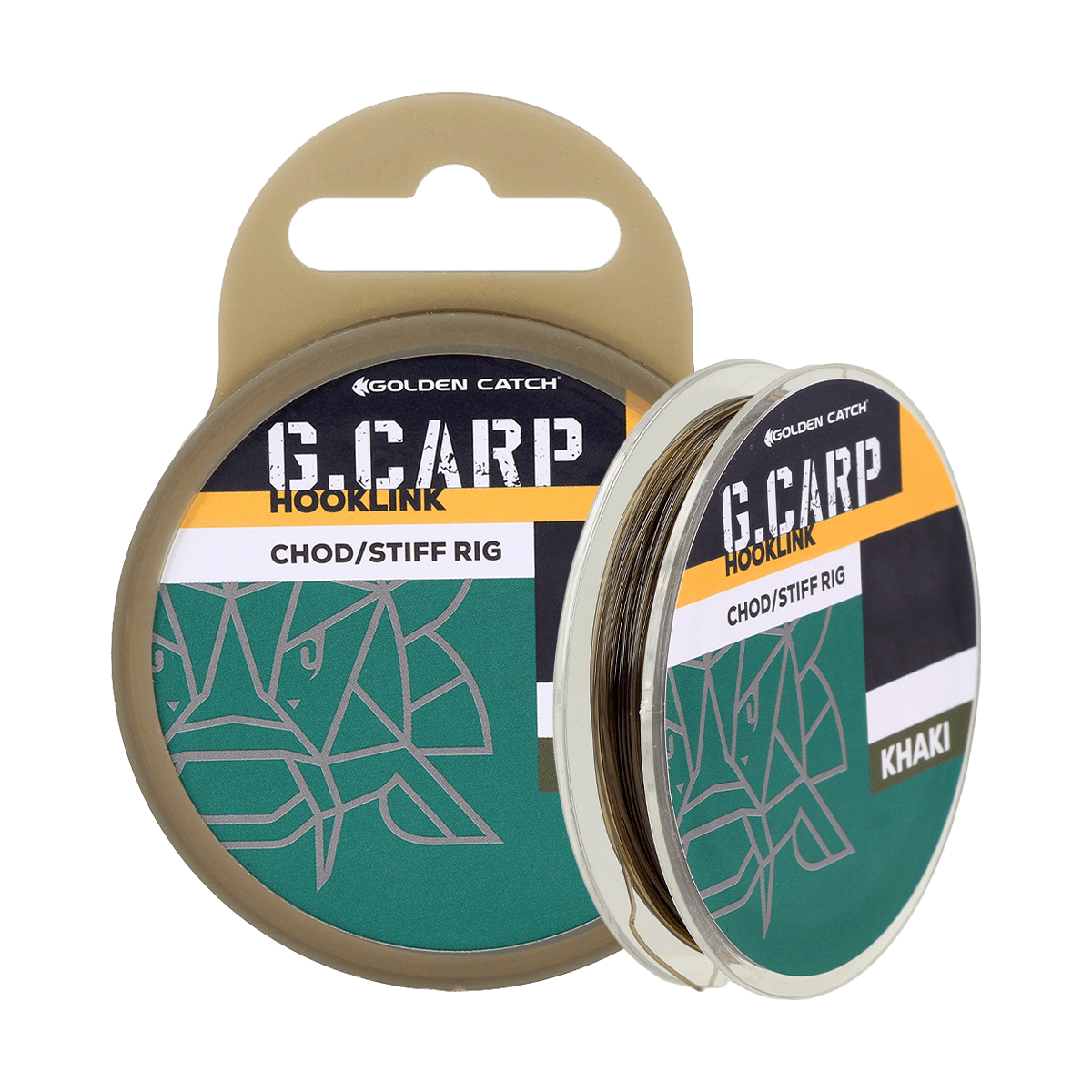 Golden Catch G.Carp Chod Stiff Rig 20m 35lb 17kg Khaki