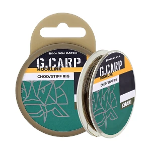 Повідковий матеріал GC G.Carp Chod Stiff Rig 20м 35lb 17кг Khaki