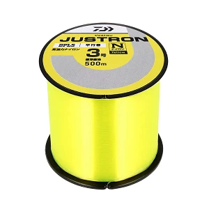 Волосінь Daiwa Justron 500м Yellow #5 0.370мм