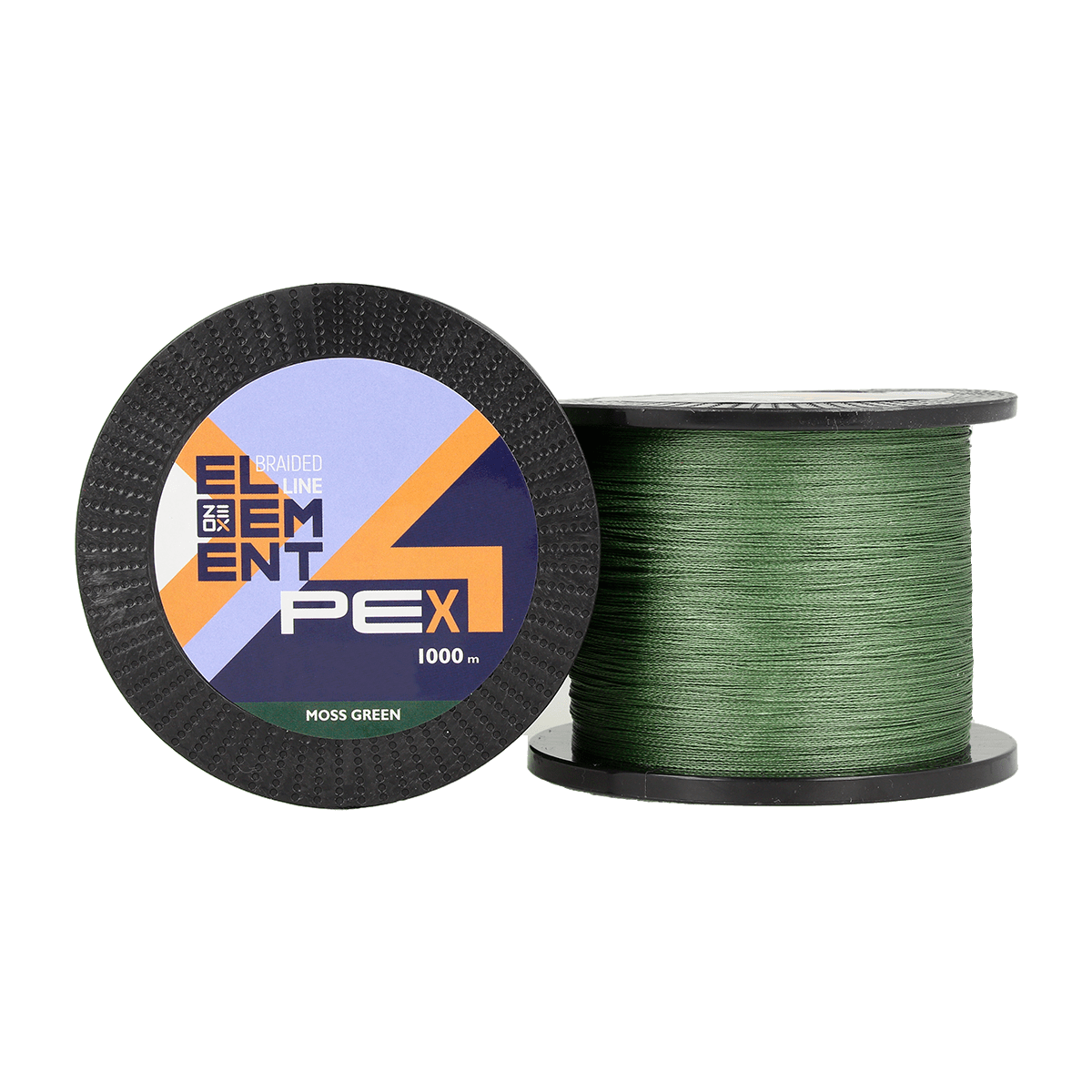 ZEOX Braided Line Element PE X4 1000m Moss Green #3.0