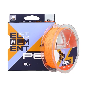 Шнур ZEOX Element PE X4 Orange 100м #1.0