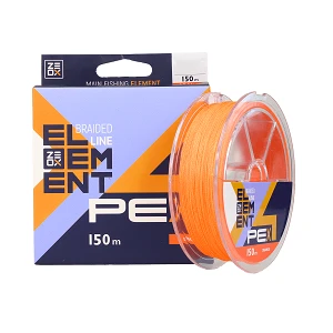Шнур ZEOX Element PE X4 Orange 150м #1.0