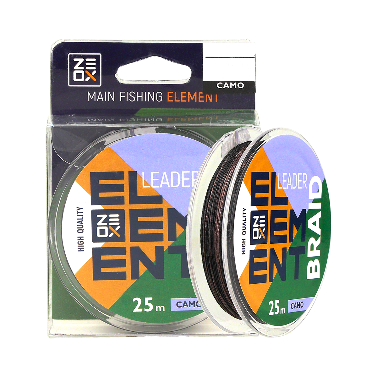 ZEOX Leader Braid Element 25m Camo 0.14mm