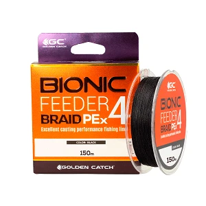 Шнур GC Bionic Feeder PE X4 150м Black #0.8