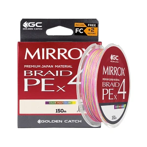 Шнур GC Mirrox PE X4 150м Multicolor #2.5
