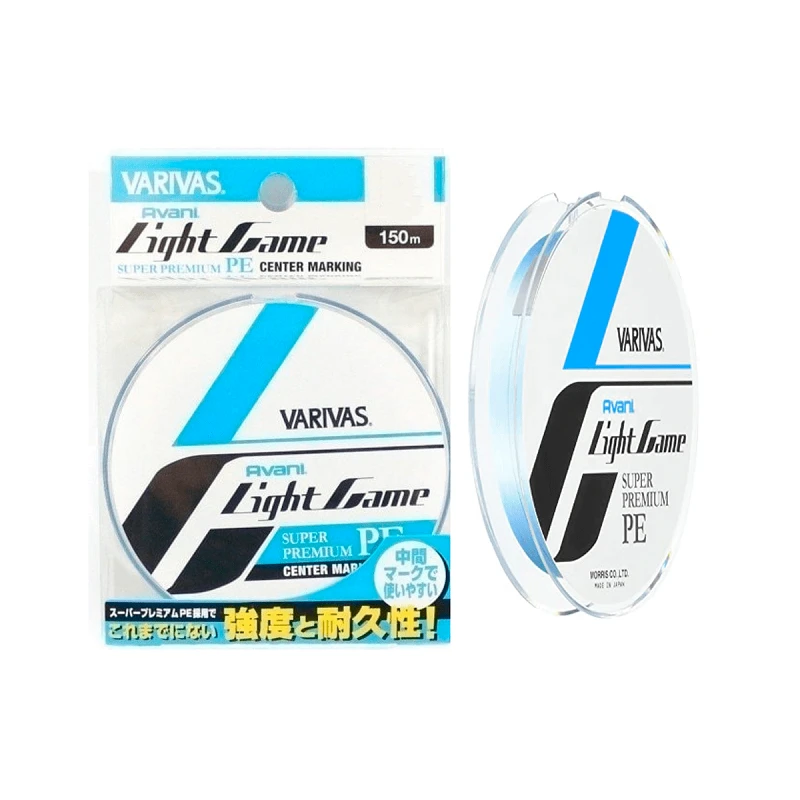 Шнур Varivas Avani Light Game Super Premium X4 150м #0.3 Blue