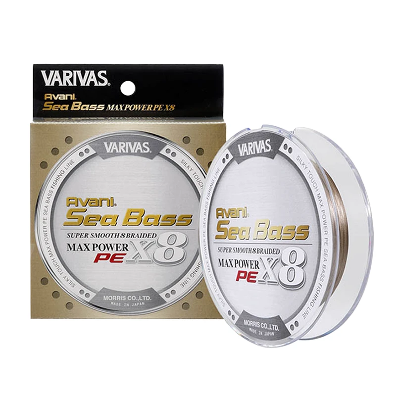 Шнур Varivas Avani Seabass Max Power PE X8 150м #1.5 28.6lb Status Gold