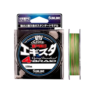 Шнур Sunline PE Egista X4 150м #0.6 10lb Multicolor