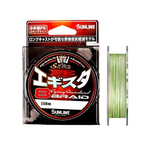 Шнур Sunline PE Egista X8 150м #0.8 12lb Multicolor