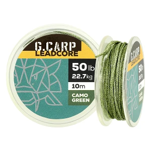 Лидкор без свинца G.Carp Corefree 10м 50lb Caмo Green