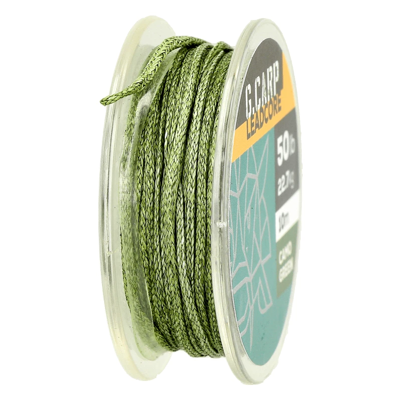 Лідкор без свинцю G.Carp Corefree 10м 50lb Caмo Green - Фото №1