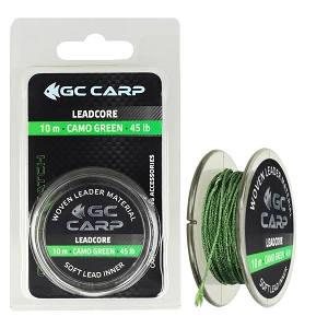 Лидкор со свинцом GC G.Carp Leadcore 10м 50lb Caмo Green