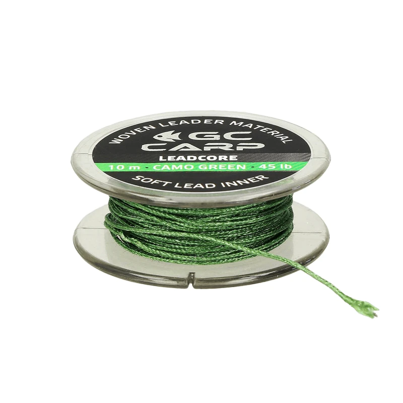 Лидкор со свинцом GC G.Carp Leadcore 10м 50lb Caмo Green - Фото №1