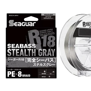 Шнур Seaguar R18 Complete Seabass Stealth Gray 150м #1.5 27lb