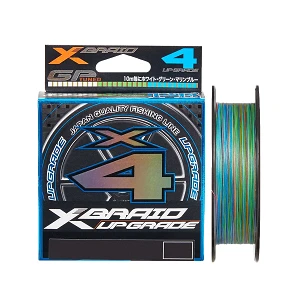Шнур XBraid Upgrade X4 3 Color 150м #0.6 12lb Multicolor