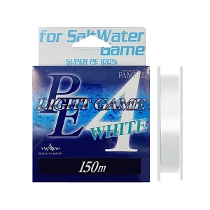 Шнур Yamatoyo PE 4 Light Game 150м #0.25 5lb White