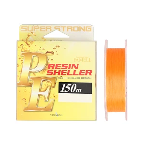 Шнур Yamatoyo PE 4 Resin Sheller 150м #1 15lb Orange
