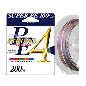 Шнур Yamatoyo PE 4 Strong 200м #0.8 12lb Multicolor