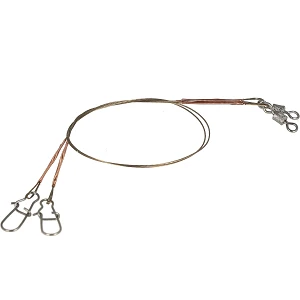 Поводок спиннинговый ZEOX 1x7 20см 10кг(2шт)