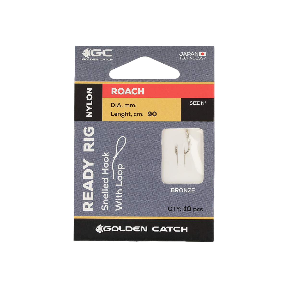 Golden Catch Ready Rig Roach Leader №6 (10pcs)