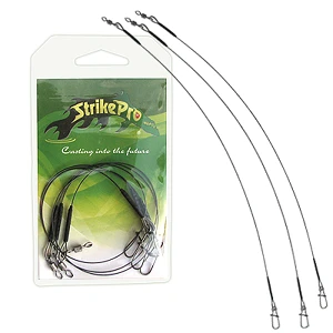 Поводок спиннинговый Strike Pro Titanium 1x7 20см 50lb(3шт)