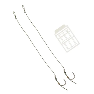 Готовый поводок на карпа GC G.Carp Method Wide Gape Ready Rig №6 (2шт)