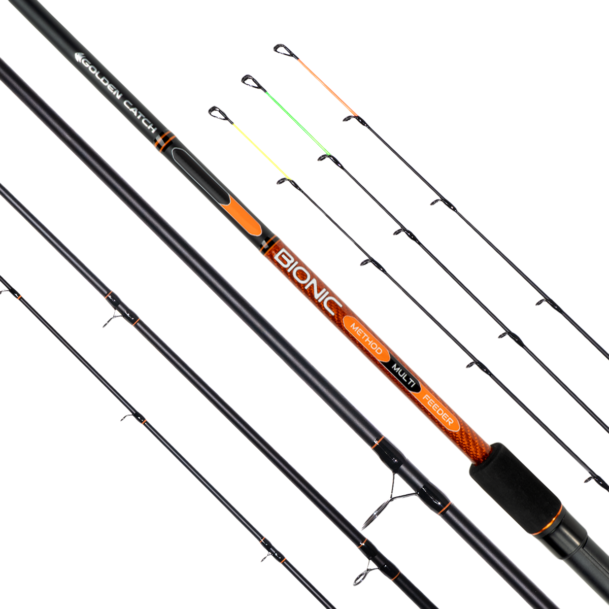 Golden Catch Rod Bionic Method Multi Feeder 25
