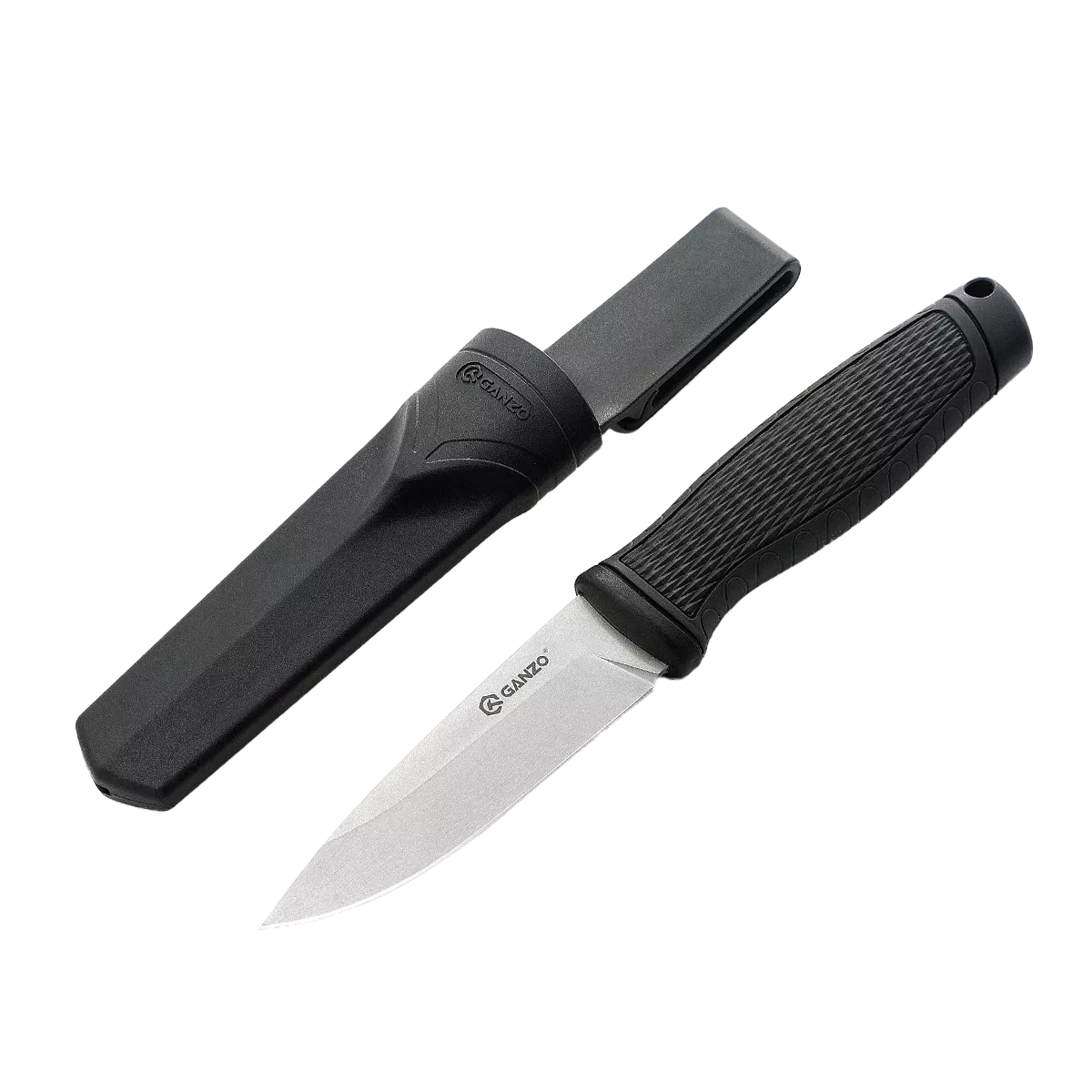 Нож Ganzo G806-BK черный с ножнами