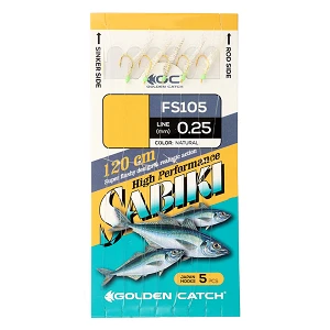 Самодур GC Aji Sabiki FS105 №6 Natural(5 гачків)