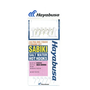 Самодур Hayabusa Sabiki Hage Aurora EX032 №4(5 гачків)
