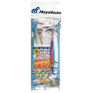 Оснащення морське Hayabusa с мушками и пилькером HA280 10г (1шт)