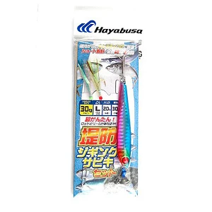 Оснащення морське Hayabusa с мушками и пилькером HA280 30г (1шт)