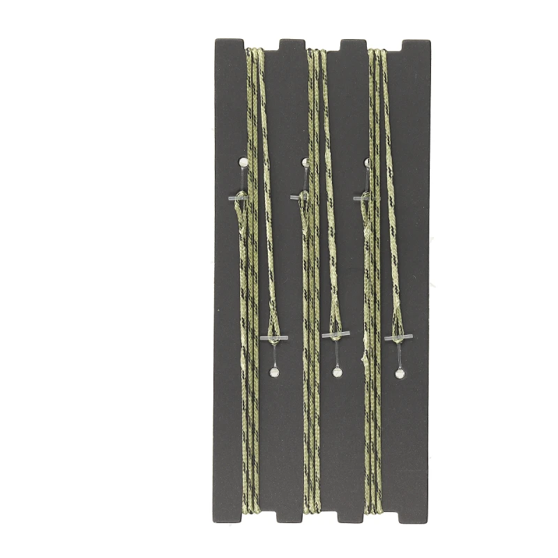 Оснащення коропове GC G.Carp Double Looped Leadcore 75см 50lb (3шт) Caмo Green - Фото №1