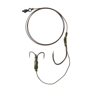 Оснащення сомове GC Single and Treble Catfish Rig 8/0