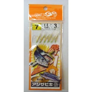 Самодур Dragon Aji Sabiki Mackerel Skin №7(6 гачків)