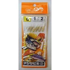 Самодур Dragon Aji Sabiki Mackerel Skin №8(6 гачків)