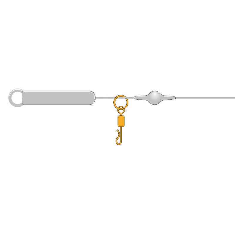 Вертлюг GC G.Carp Quick Change Heli Swivel №4 (10шт) - Фото №1