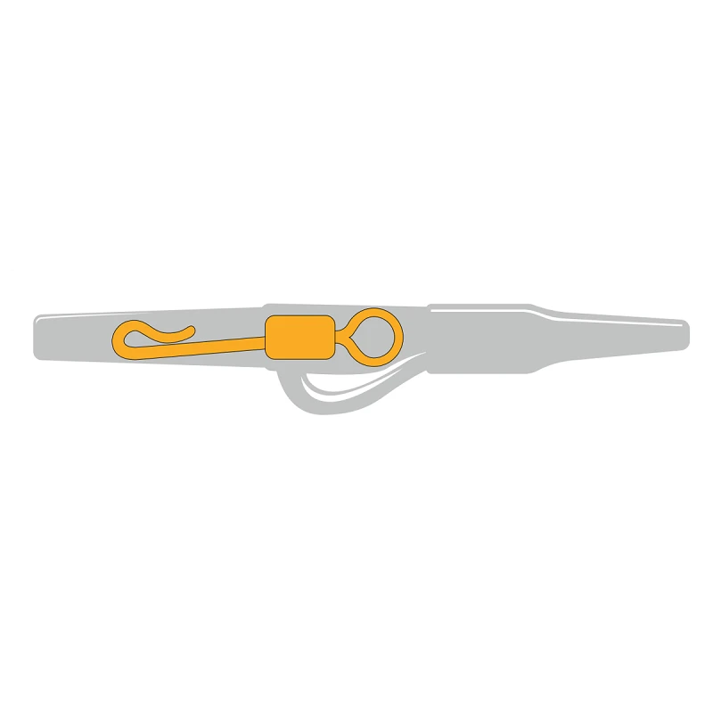 Вертлюг GC G.Carp Quick Change Swivel Long №4 (10шт) - Фото №1