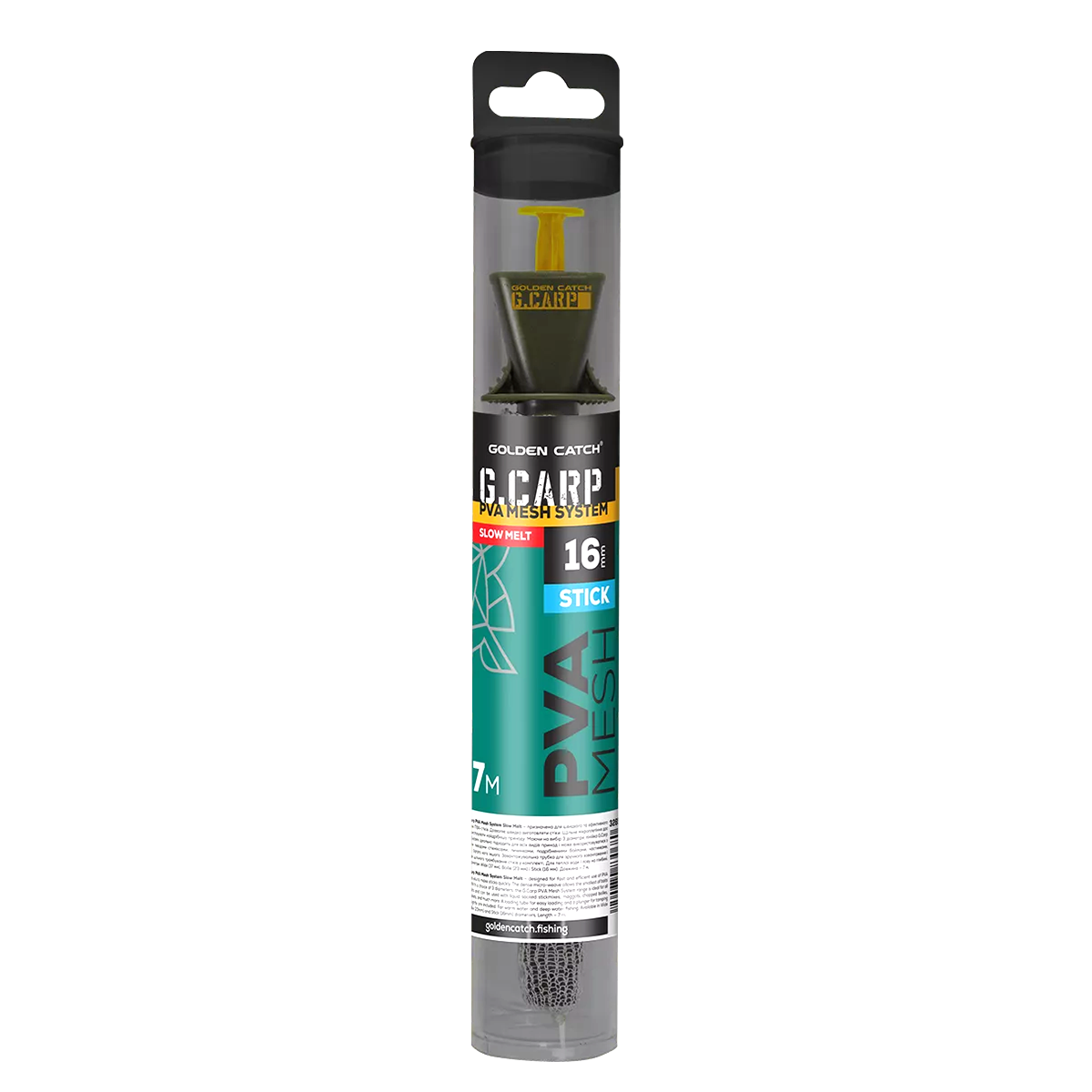 Golden Catch G.Carp PVA Mesh System Stick Slow Melt 7m Ø16mm