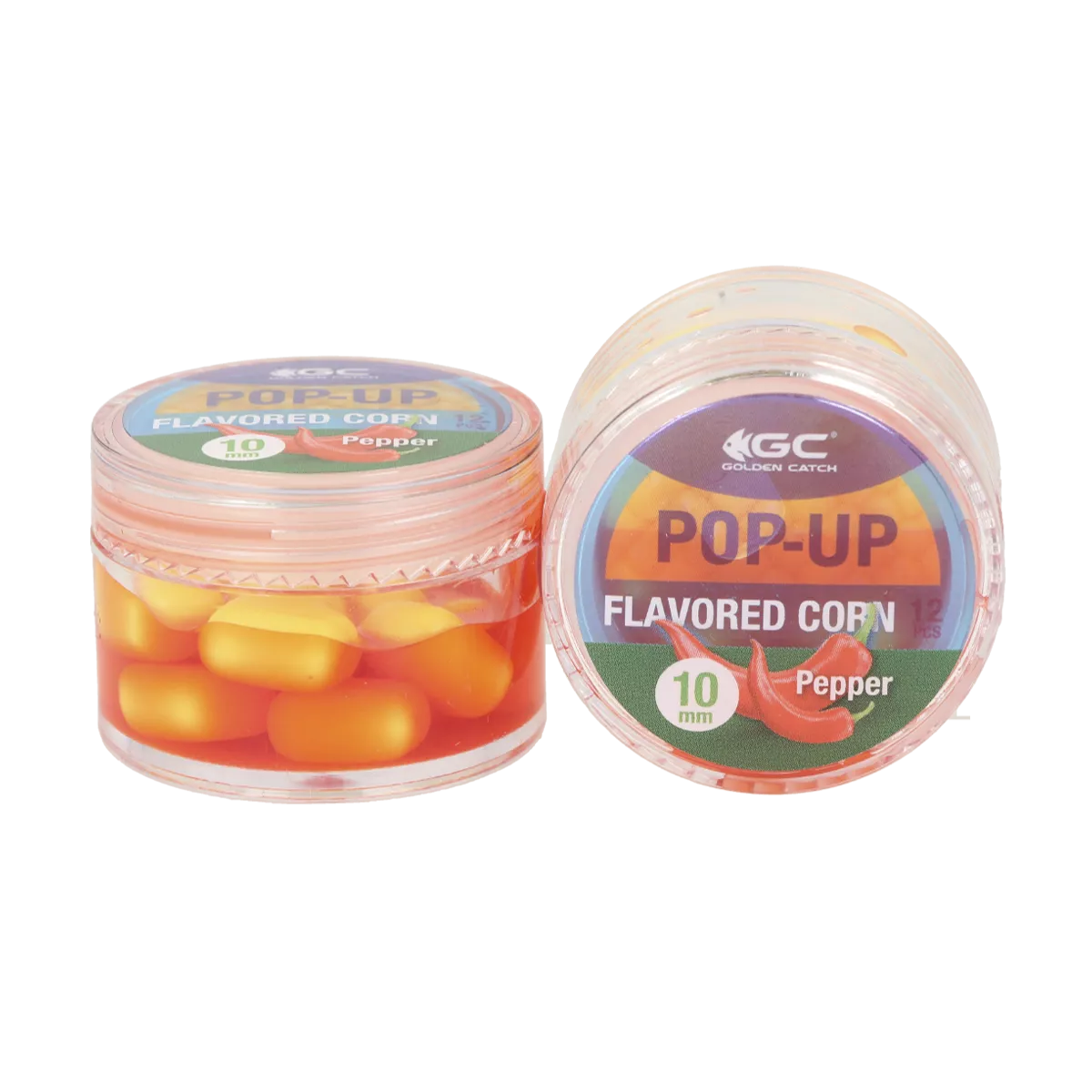 Кукурудза в діпі GC G.Carp Pop-Up Flavored 10мм (12шт)Pepper