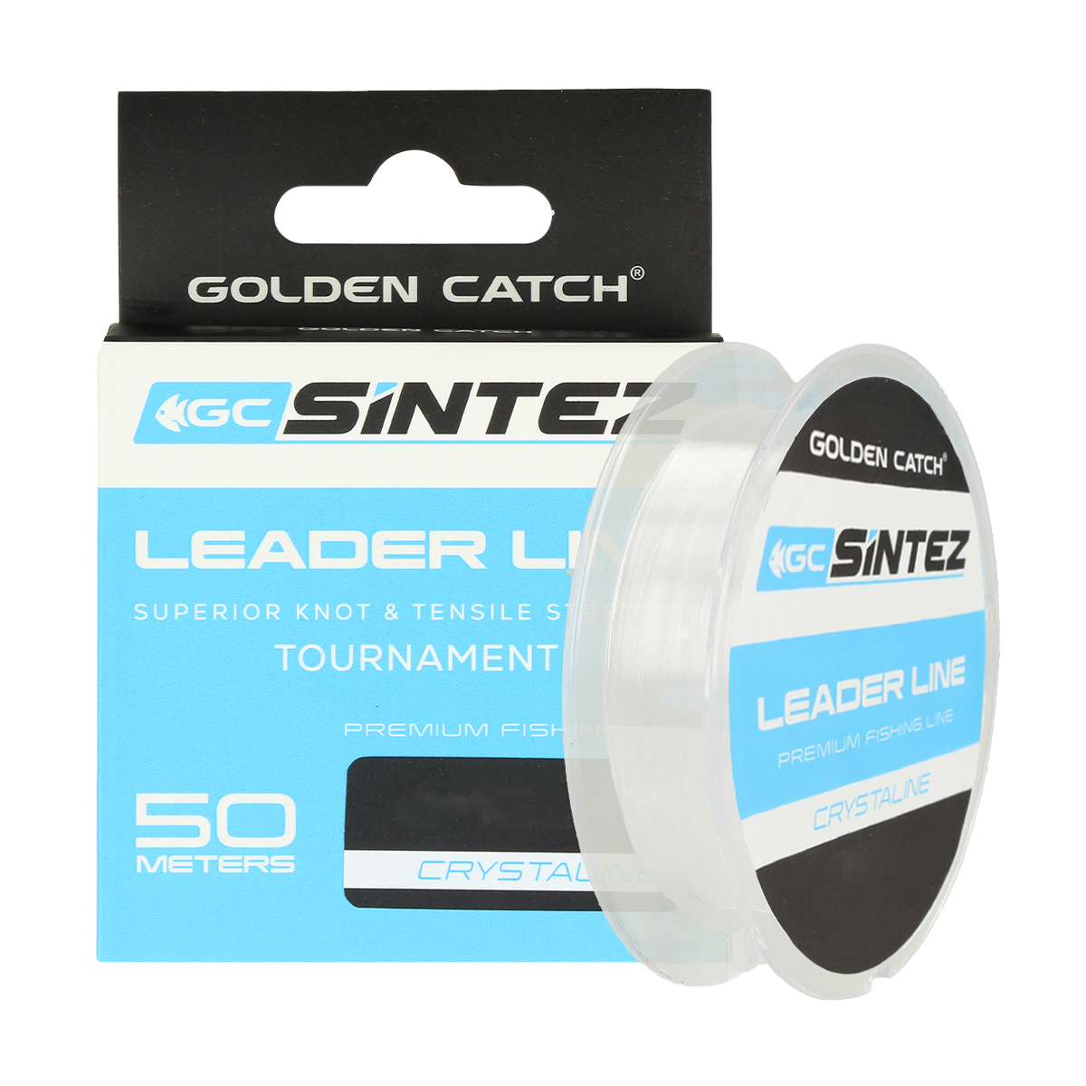 Golden Catch Nylon Line Sintez Leader 50m Crystaline