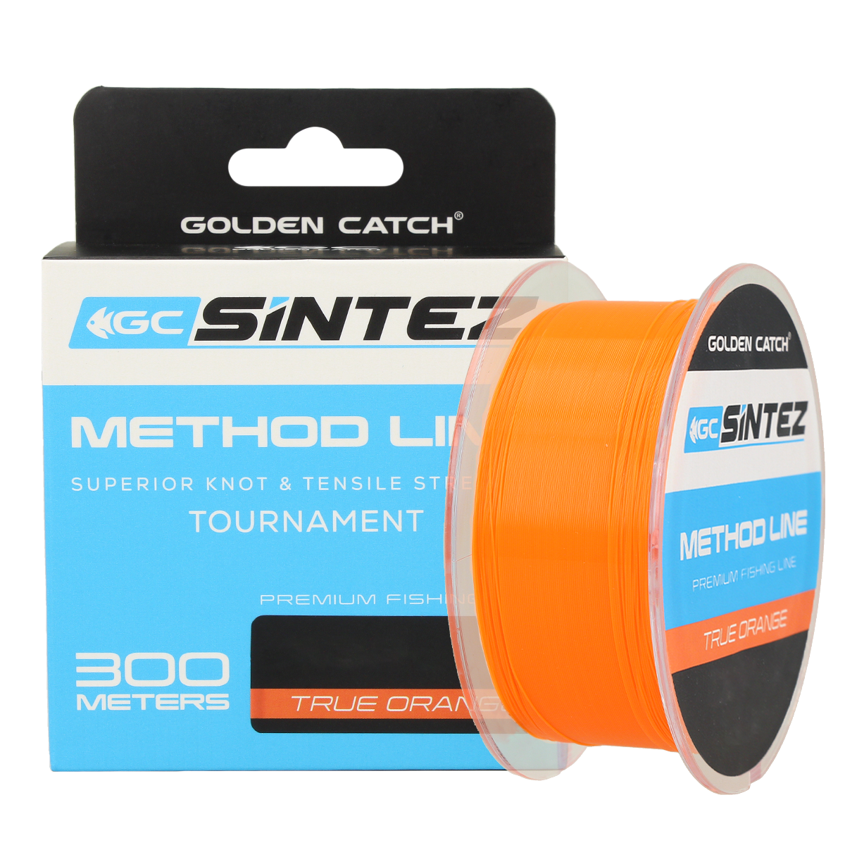 Golden Catch Nylon Line Sintez Method 300m True Orange
