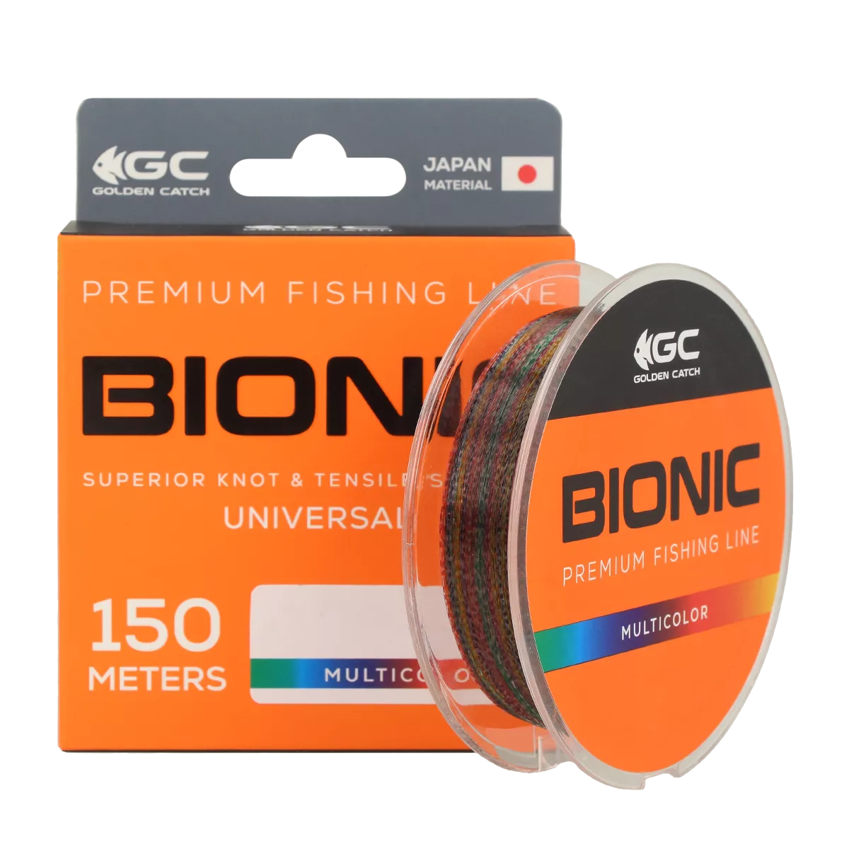 Волосінь GC Bionic Universal Line 150м Multicolor 0.30мм