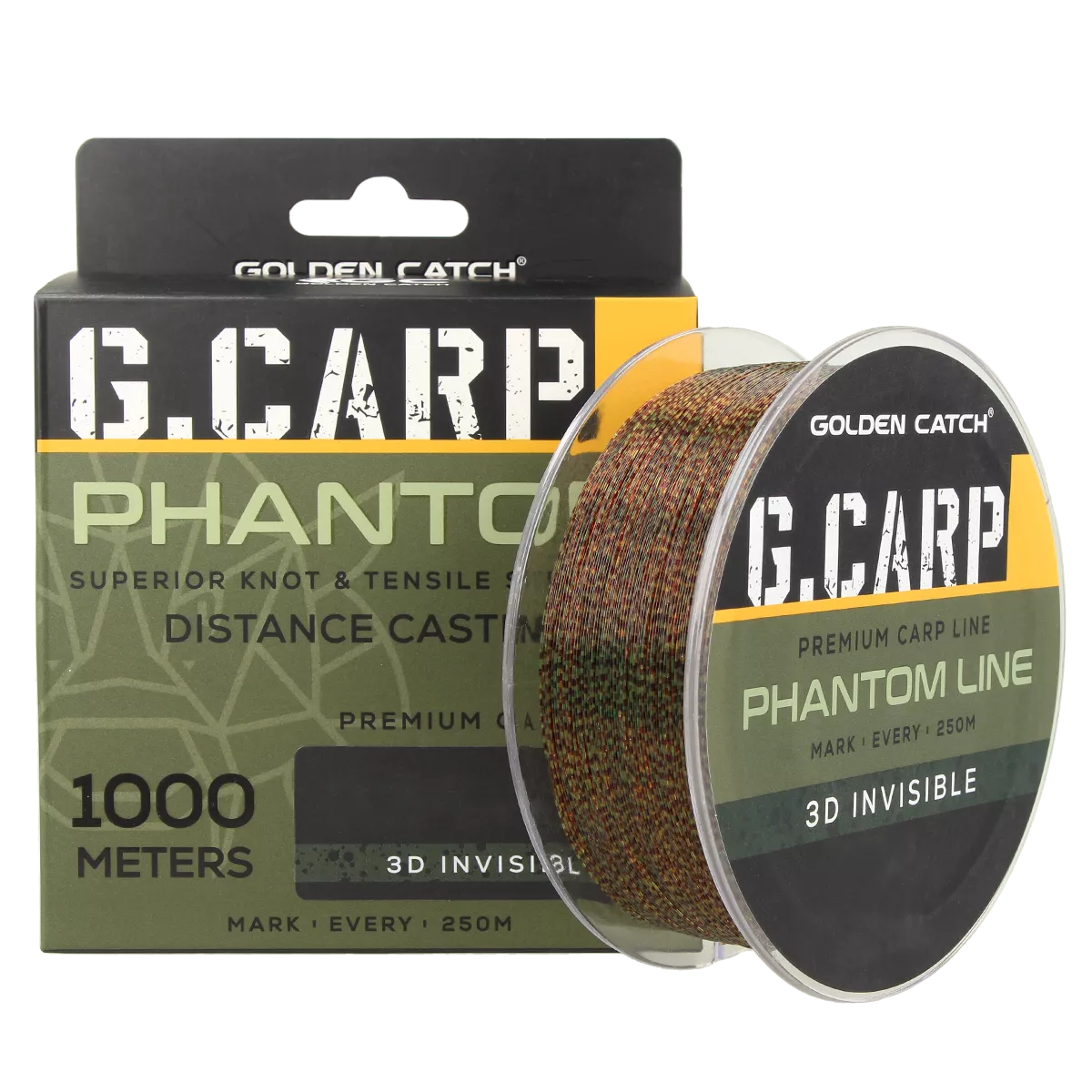 Леска GC G.Carp Phantom Line 1000м 3D Invisible 0.34мм