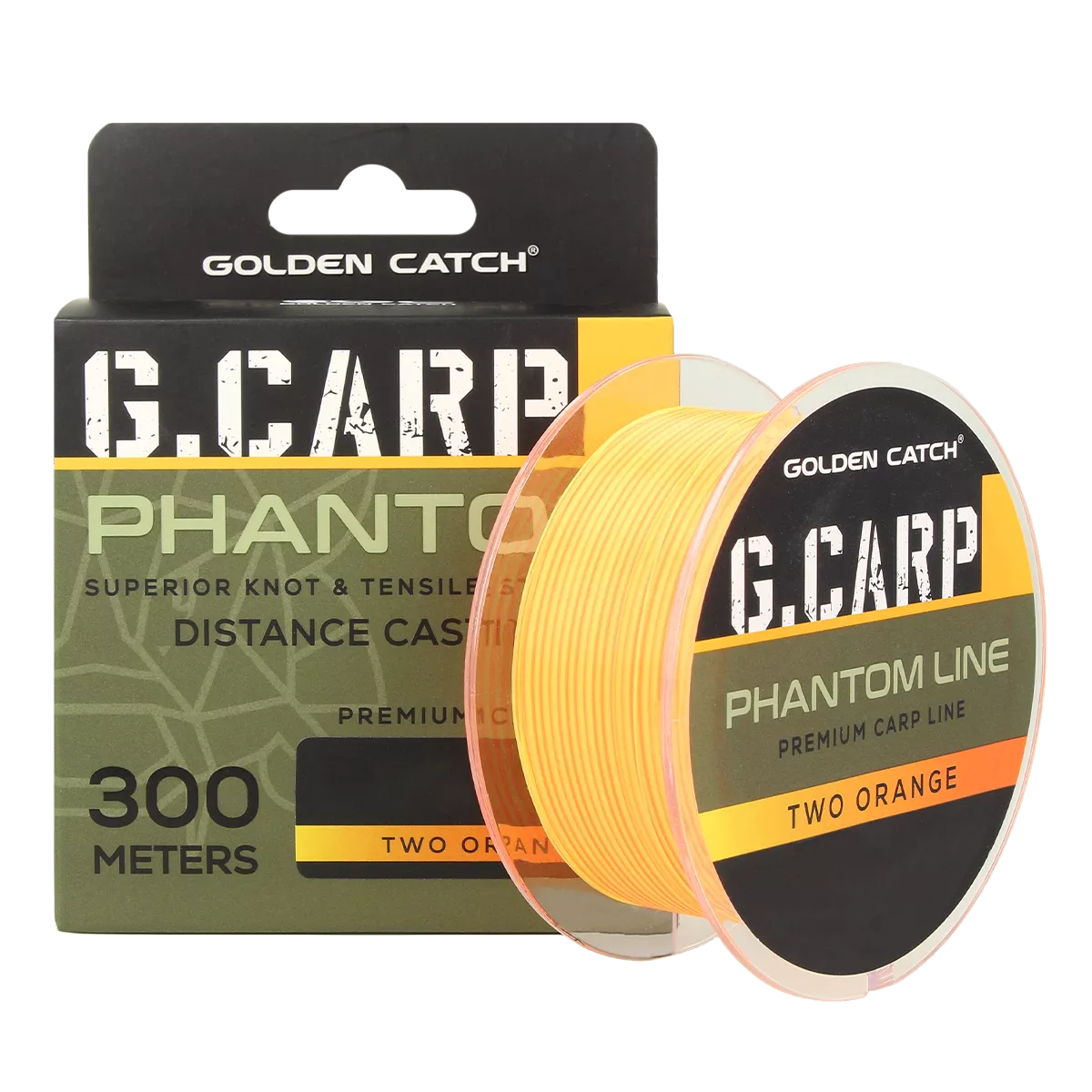 Волосінь GC G.Carp Phantom Line 300м Two Orange 0.32мм